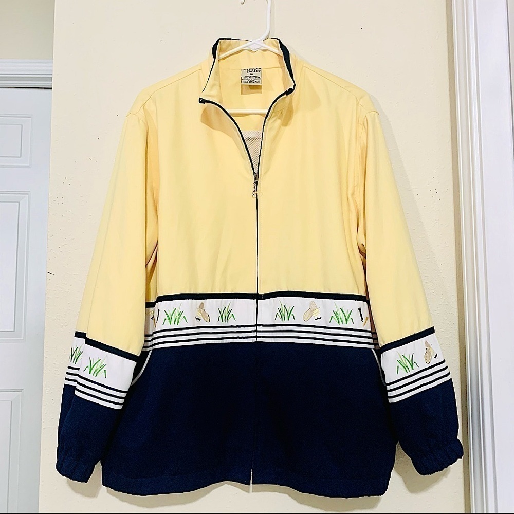 VTG ALLISON DALEY Women’s Golf Athletic Zip Jacket Top Size 16